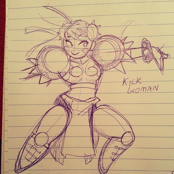 Quick Kick Woman Robot Master sketch.
#ChunLi #StreetFighter #fanart #sketch #RobotMaster #MegaMan