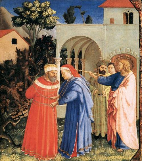 St. James the Greater Freeing the Magician Hermogenes, Fra Angelico, 1435