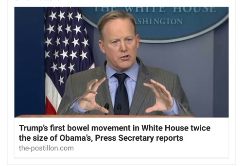 At this point, I wouldn’t be surprised if this were a legit Sean Spicer press conference&helli