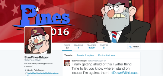 falloutcipher:  oh cool, they made a twitter for Stan! wait, what’s that? I think I’ll just… oh my god 