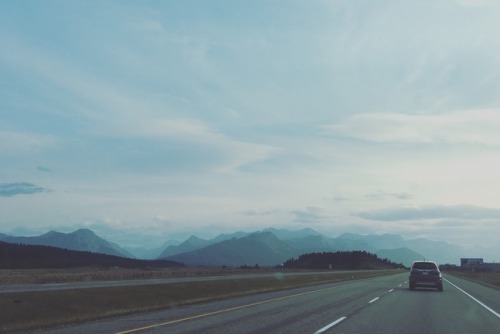 meg-in-yeg:Going into the mountains.