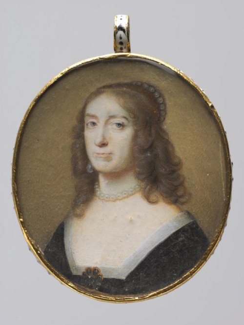 Portrait of Elizabeth Stuart, Electress Palatine and Queen of Bohemia, Alexander Cooper, 1630s, Clev