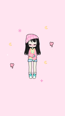 Finally got this app and made cute lil me!