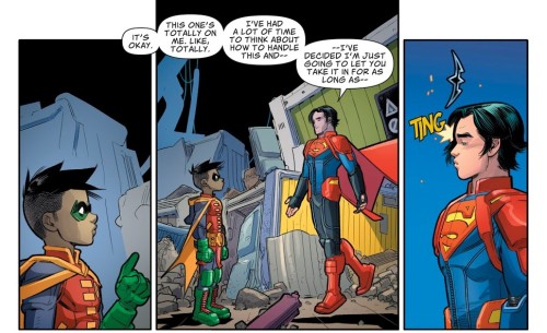 There Was A Damian Fan Account On Twitter That Posted A Graphic That Had All The Books The Super Sons