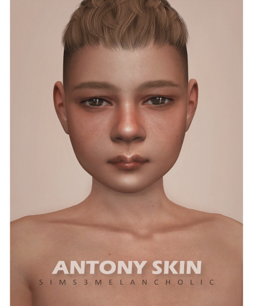 download (ea) \ credits: @ddarkstonee​ & @obscurus-sims​  ♡ \ info:antony skin - 40 colors + 5 o