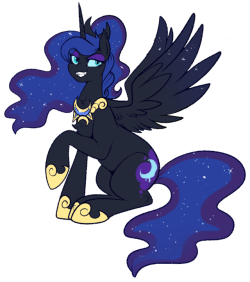 fillyfooler:The Midnight Empress, Queen of Stars, her Radiant Excellence, Nightmare Moon