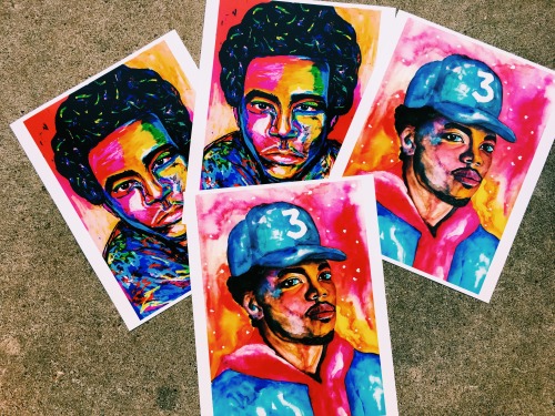 limited photographic art prints for sale !! (chance, gambino, &amp; matty)5x7 inch = $88x10 inch = $