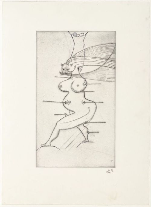Louise Bourgeois, Ste. Sebastienne variations, via. &quot;This is a self-portrait of a person who is
