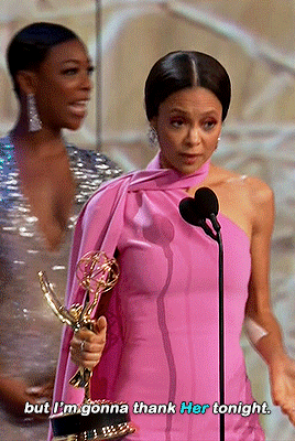 benjaminbarnes:Thandie Newton winning Best Supporting Actress in a Drama Series at the 70th Emmy Awa
