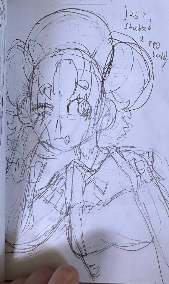Was Doodling Earlier And Drew Mai !!