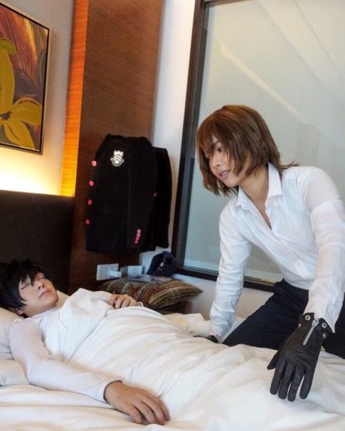 Parts of Akira and Akechi photo sets we’ve done, including some messing around after a shoot! 