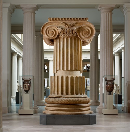 theancientwayoflife:~ Marble column from the Temple of Artemis at Sardis.Period: HellenisticDate: ca