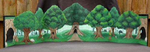 erikathegoober: “Lost Woods” Handmade Accordion Style Book I made this back in 2015 and I never got 