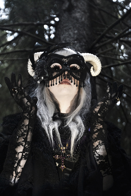 thelittleblackridinghood:  bitch get outta my forest Photos &amp; edits by awesomesauce