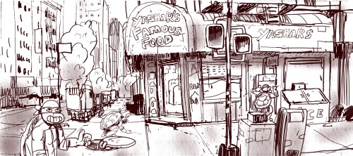 This Was My First Assignment On TMNT In Early 2021. I Asked Asked To Do A Bodega And A Pizza Shop And