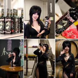 therealelvira:  It’s #internationalwineday !! 🍷🍷🍷👍🏻💀 #elvira #mistressofthedark #cassandrapeterson #elvirasmacabrenet #sortthisoitcellars   &lt;3 &lt;3 &lt;3