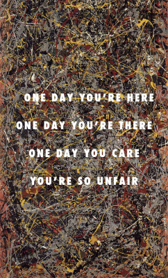 flyartproductions:  I just can’t crack your code No. 5, 1948 (1950), Jackson Pollock / Holy Grail, Jay-Z ft. Justin Timberlake 