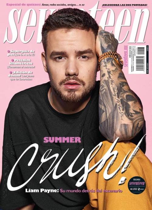 thedailypayne:Liam’s two covers of Seventeen Mexico