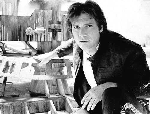 han-whos-scruffy-looking: Look at this cute little fucker | Harrison Ford