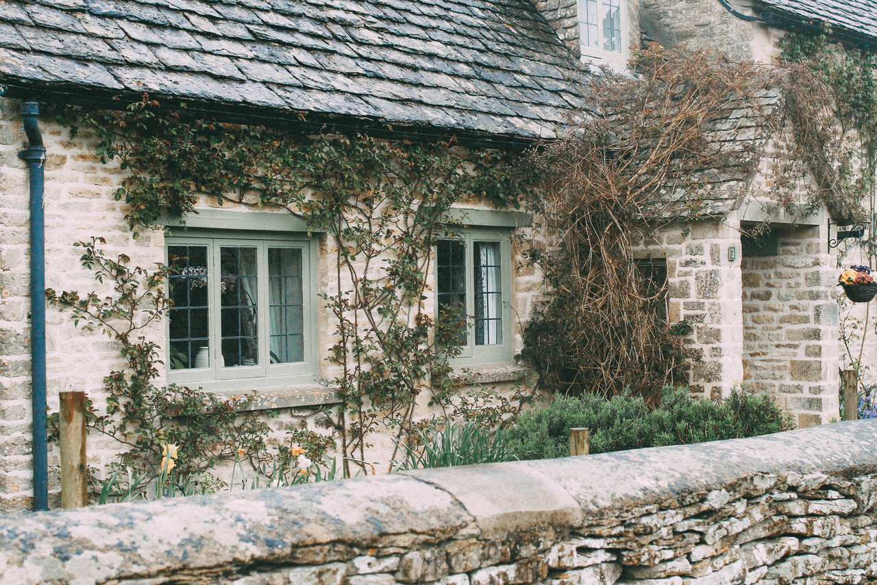 floralls: stone cottages in Bibury by  Eduard Militaru   