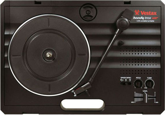 otairecord:     Vestax(all-in-one portable turntable)/handy trax USB BLK ↓more