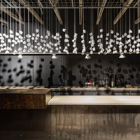lustik:   Origo coffee shop -  Lama Arhitectura via We Heart 