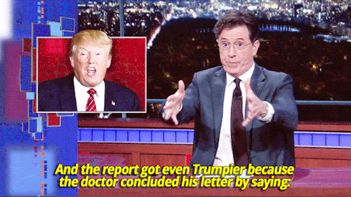 sandandglass:The Late Show, December 16, 2016