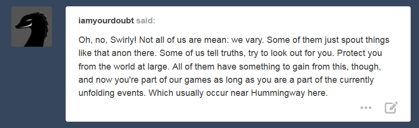 ask-humming-way:  THESE ANONS ARE GETTING OUT OF CONTROL.   &gt;w&lt;!