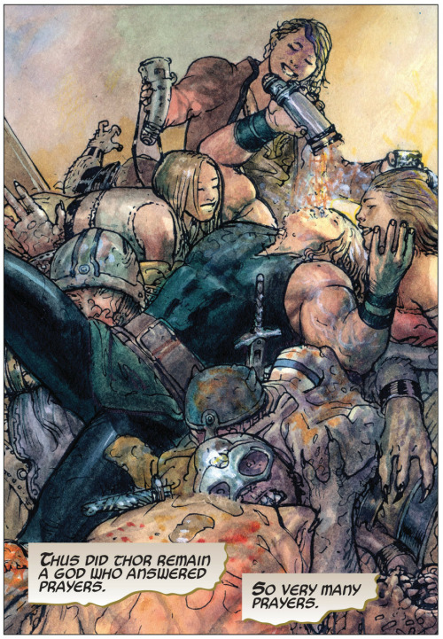 onegeeksblog:  Thor God of Thunder #18 (2014) “And the trolls were indeed most good and truly dead.” Jason Aaron / Dan Pastoras