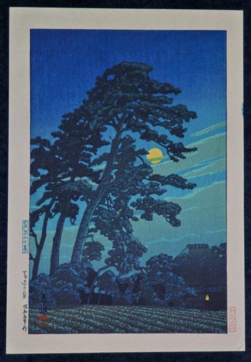 Full Moon at Magome, Hasui Kawase, 1930