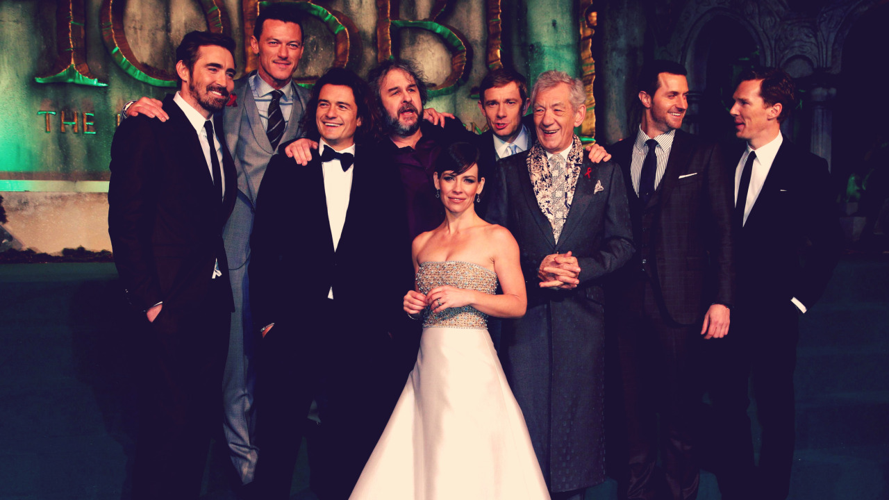 the-hobbit:  The Hobbit Cast @ The Hobbit: The Battle of the Five Armies UK Premiere