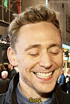 lokisarmy1964:  coporolight:  tomhiddleston-gifs:   Thomas Sorry William Hiddleston