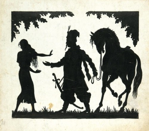 Silhouettes by Marc Kirnarsky, early XXth century