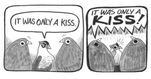 memehumor:This Pigeon Comics Version Of ‘Mr. Brightside’ Is Pure Gold