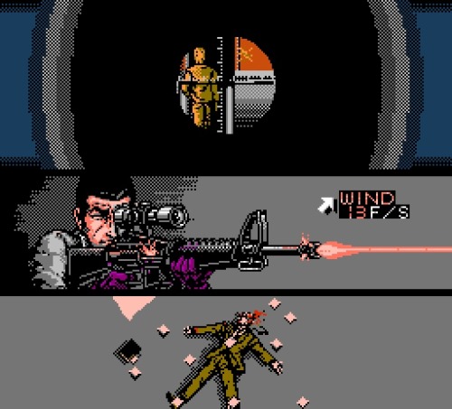 Sniper scene from Golgo 13: The Mafat Conspiracy.