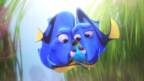 disneypixar:Cuddle parties are forever.Video: Meet Baby Dory From Pixar&rsquo;s &lsquo;Finding Dory&