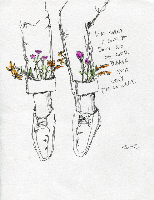 stored-snapshots:  sad shoes by hey, there you are on Flickr. 