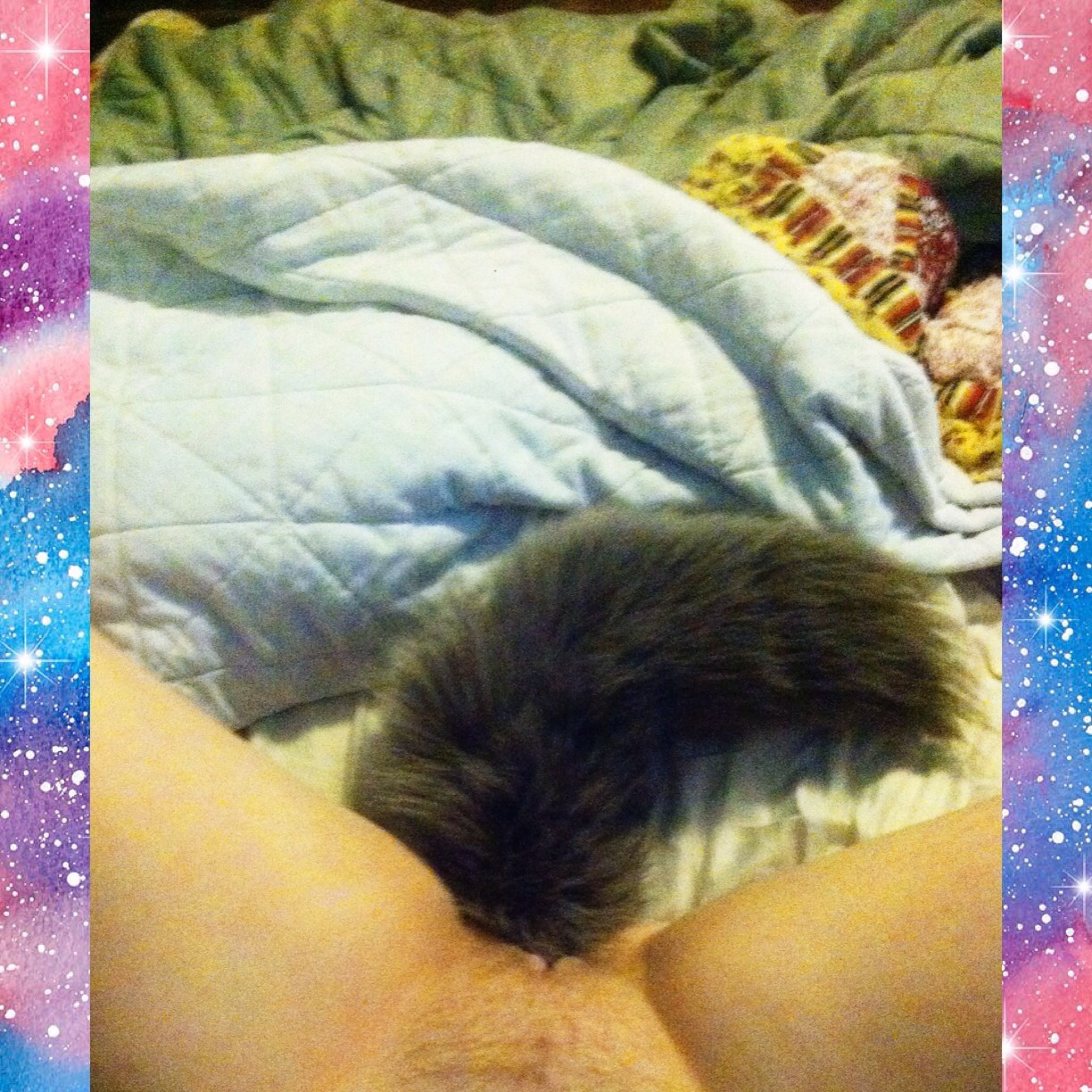 rageingsexaholic:  Playing with my pussy waiting on master to get home so I can cum