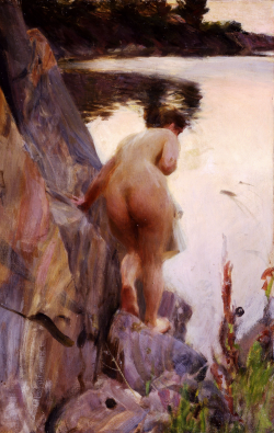 Sofimar:  Summer Evening - Anders Zorn 