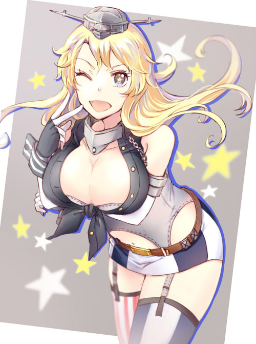 kancollegirls:  Iowa! by artist ちょこみや 