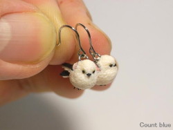 countblue:  Long-tailed tit earring http://countblue.lolipop.jp/g150.htm