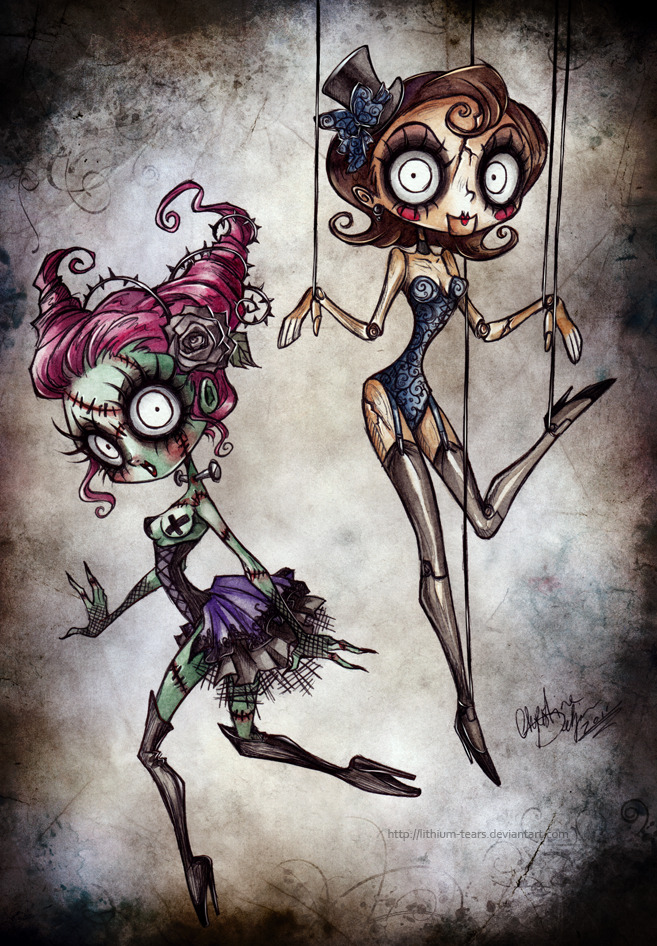 creepyartetc:  Artist: Christina Dee More creepy art