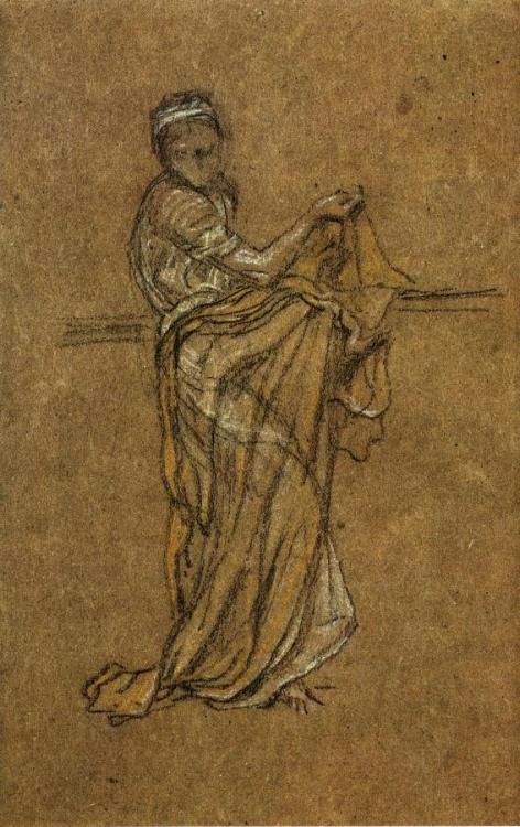 dappledwithshadow:Sketches, Drawings, StudiesJames McNeill Whistler (American, 1834-1903)