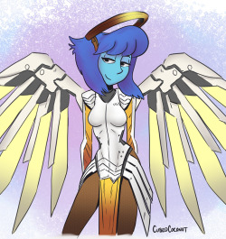 Another Overwatch gem! I had multiple requests for Lapis as Mercy.Click above for wider view