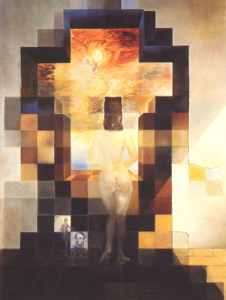 salvadordali-art:  Gala Contemplating the