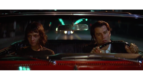 greystripesphoto:  Pulp Fiction // 1994Written and Directed by Quentin TarantinoStory by Quentin Tarantino and Roger AvaryStarring John Travolta, Samuel L. Jackson, Uma Thurman, Bruce Willis, Tim Roth, and Christopher WalkenPulp Fiction is one of Quentin