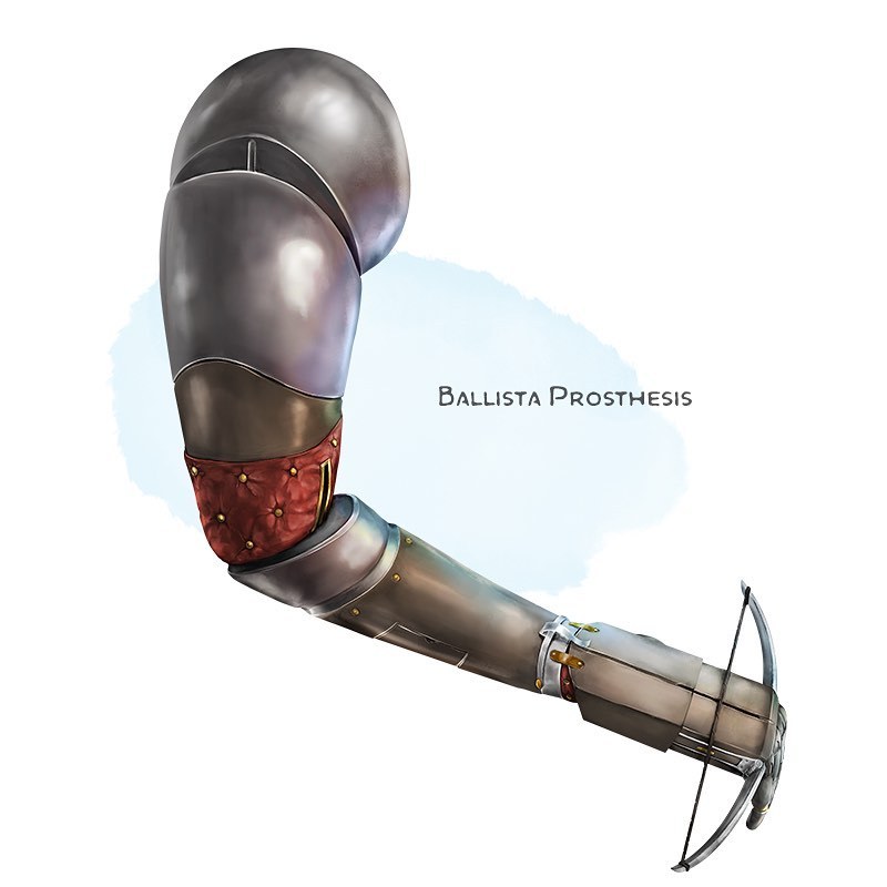 The Griffon's Saddlebag — ⚔️ 𝗡𝗲𝘄 𝗶𝘁𝗲𝗺! Ballista Prosthesis Weapon...