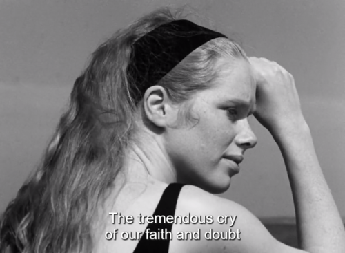  Persona (1966) directed by Ingmar Bergman 