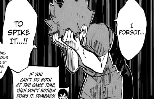 tsutomi-goshiki:  HINATA SHOUYOU FORGOT TO SPIKE (aka the day Hinata Shouyou forgot how to Hinata Shouyou)