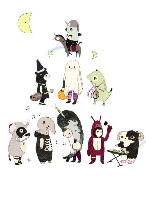 sharkdazzler:sosuperawesome:Julia Pott on Tumblr, Society6 and Etsy Browse more curated artists on T